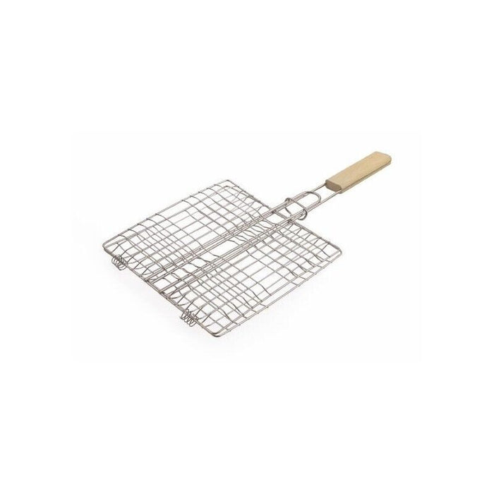 GRATICOLA IN ACCIAIO CON MANICO IN LEGNO 23 X 22