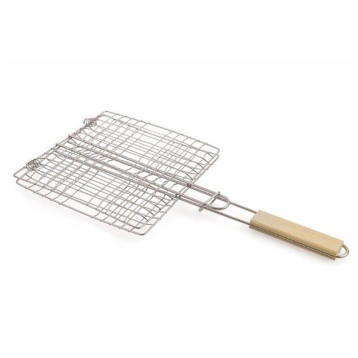 GRATICOLA IN ACCIAIO CON MANICO IN LEGNO 23 X 22