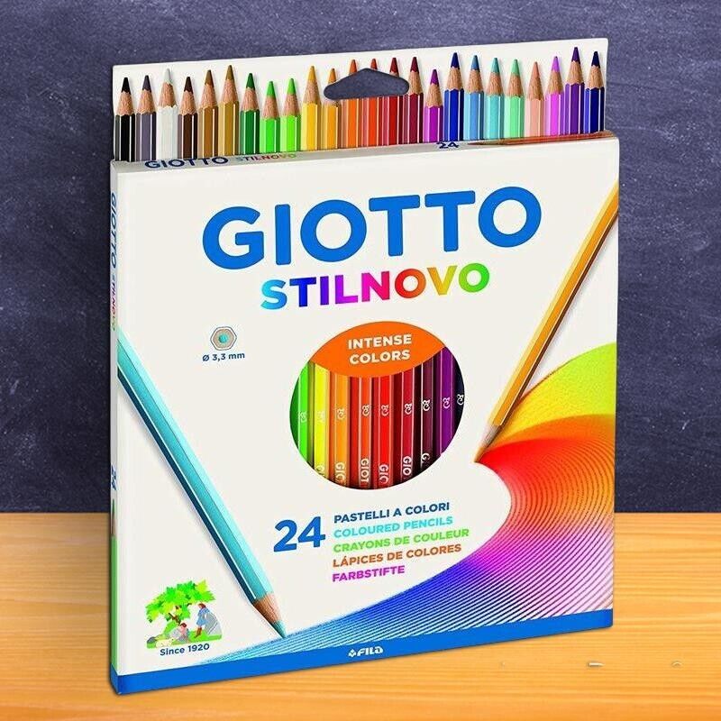 GIOTTO STILNOVO PASTELLI A COLORI 3,3MM 24PZ