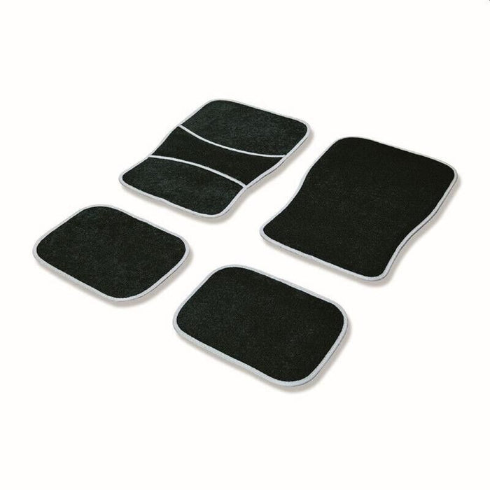 SET 4 TAPPETI AUTO UNIVERSALI IN TESSUTO