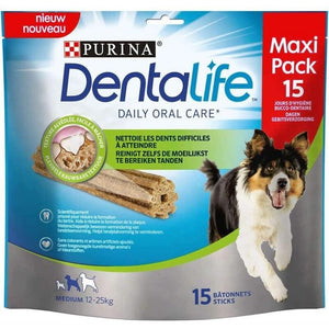 PURINA DENTALIFE 15 STICK PER IGIENE ORALE CANI TAGLIA MEDIUM 3 PZ DA 115 GR