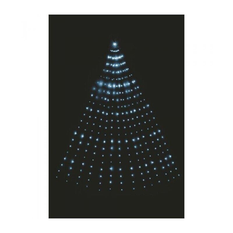 MANTELLO 600 MICROLED ESTERNO BIANCO FREDDO IN PLASTICA RAME E VETRO