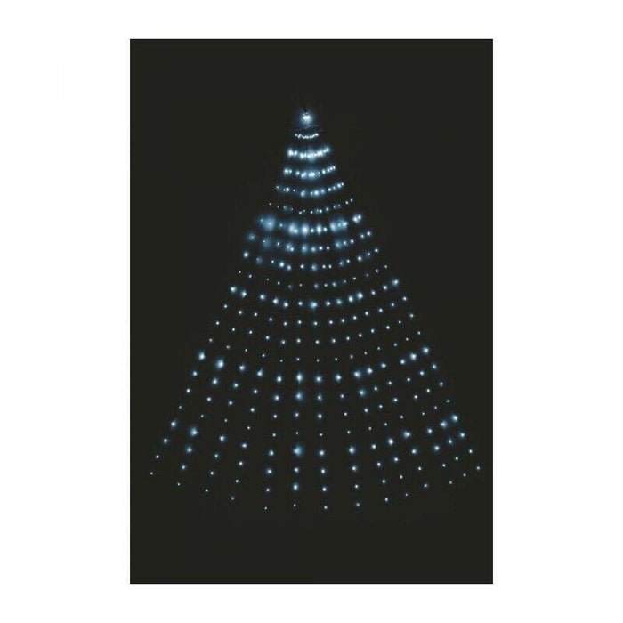 MANTELLO 600 MICROLED ESTERNO BIANCO FREDDO IN PLASTICA RAME E VETRO