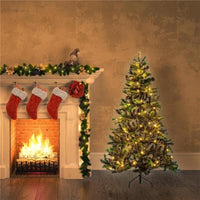 ALBERO DI NATALE ROCCARASO 150 CM VERDE ARTIFICIALE CON 378 RAMI