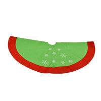 MAURY'S SOTTO ALBERO DI NATALE COPRI BASE DECORATO VERDE ELFO 90 CM