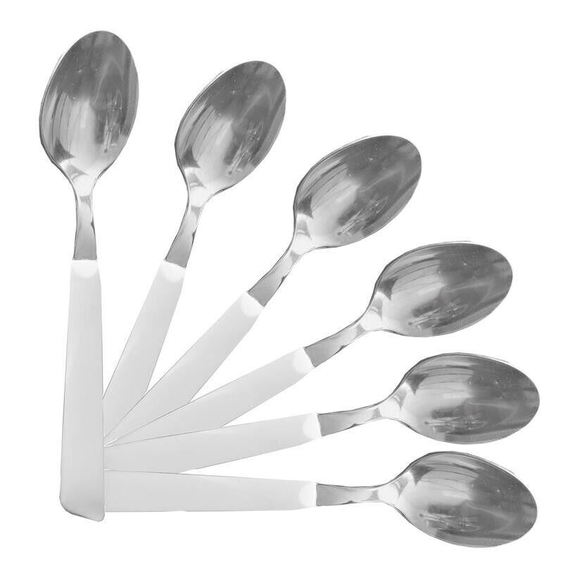 MAURY'S BEST QUALITY SET DA 6 CUCCHIAI DA TAVOLA COLORE BIANCO