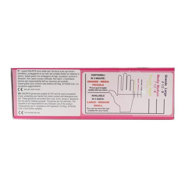 MAURY'S GUANTI IN LATTICE MONOUSO 100 PZI TAGLIA M