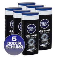 6 NIVEA MEN ACTIVE CLEAN 250ML