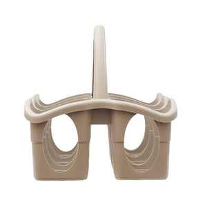 SET PORTA BOTTIGLIE IN PLASTICA + 6 BOTTIGLIE IN VETRO DA 1 LT