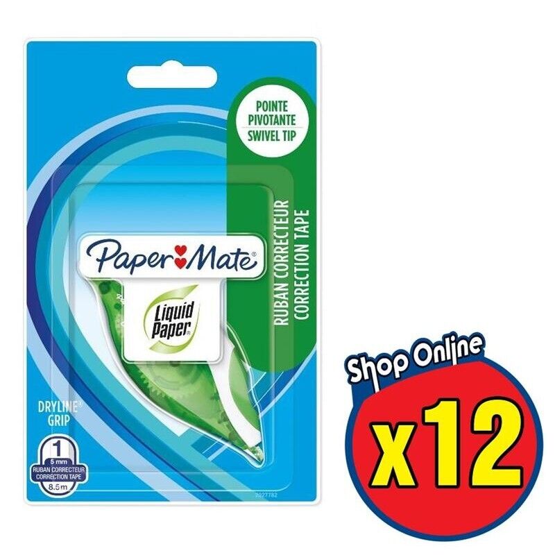 SET 12 CORRETTORI DRYLINE GRIP A NASTRO