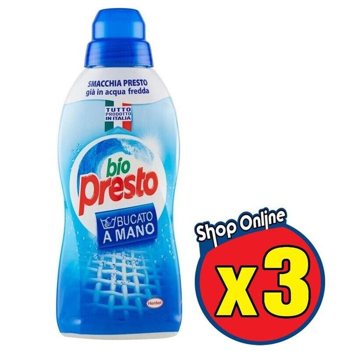 BIOPRESTO DETERGENTE PER BUCATO A MANO LIQUIDO 3 X 750 ML