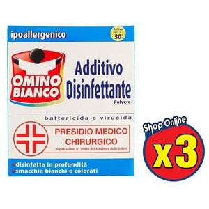 OMINO BIANCO ADDITIVO DISINFETTANTE 3 X 450 GR