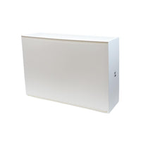 SET 2 SCARPIERE IN PROPILENE 51 X 17 X H39 CM COMPONIBILI IMPILABILI BIANCHE