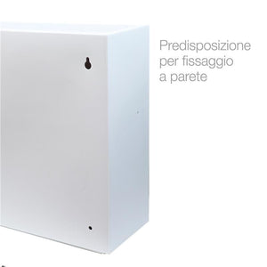 SET 5 SCARPIERE IN PROPILENE 51 X 17 X H39 CM COMPONIBILI IMPILABILI BIANCHE