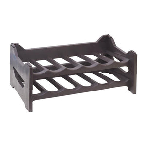 CANTINETTA PORTABOTTIGLIE IN PLASTICA MODULARE 12 BOTTIGLIE MARRONE