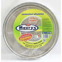 MAURY'S SET DA 6 CONTENITORI PER PIZZA IN ALLUMINIO DA 5 PORZIONI