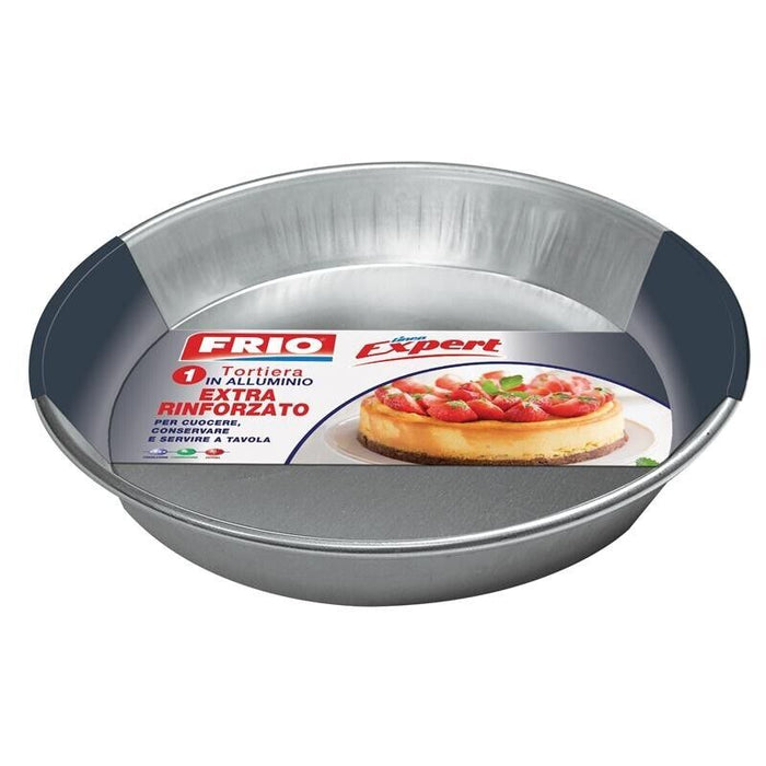 FRIO SET DA 2 TORTIERE ROTONDE IN ALLUMINIO RINFORZATO DA 28 CM