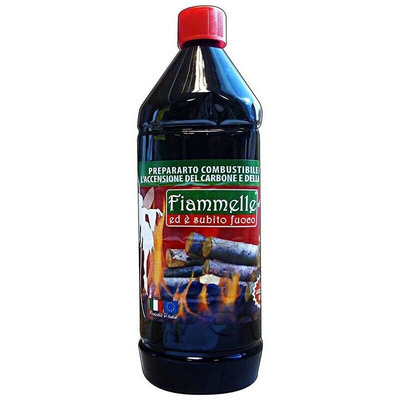 MAURY'S FIAMMA OLIO ACCENDIFUOCO LIQUIDO PER CAMINO BARBECUE CARBONELLA 1LT