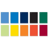 SET 10 QUADERNI PIGNA MONOCROMO IN FORMATO A5 QUADRETTI 4MM