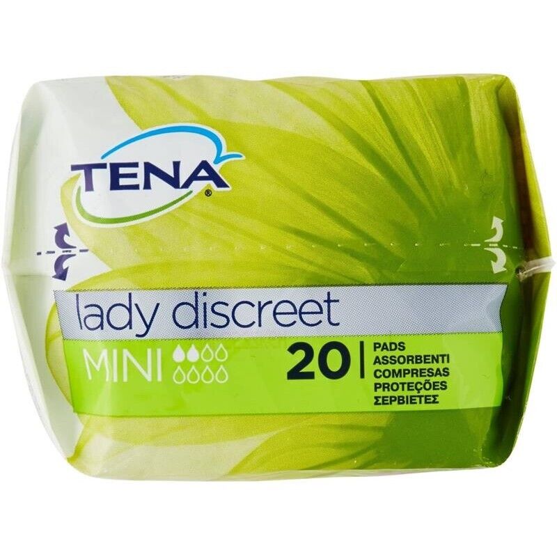 TENA LADY DISCREET MINI LIGHT IN CONFEZIONE DA 20 PEZZI
