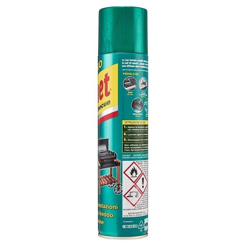 2 FORNET DETERGENTE FORNO E BARBECUE SPRAY 300 ML