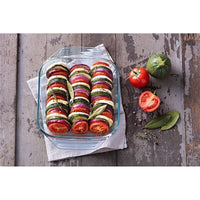 SET 3 TEGLIE PYREX TEGAME RETTANGOLARE PICCOLA MEDIA E GRANDE