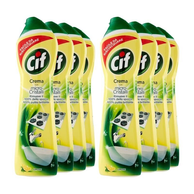 SET 8 CONFEZIONI DI CIF CREMA DA 500 ML LIMONE