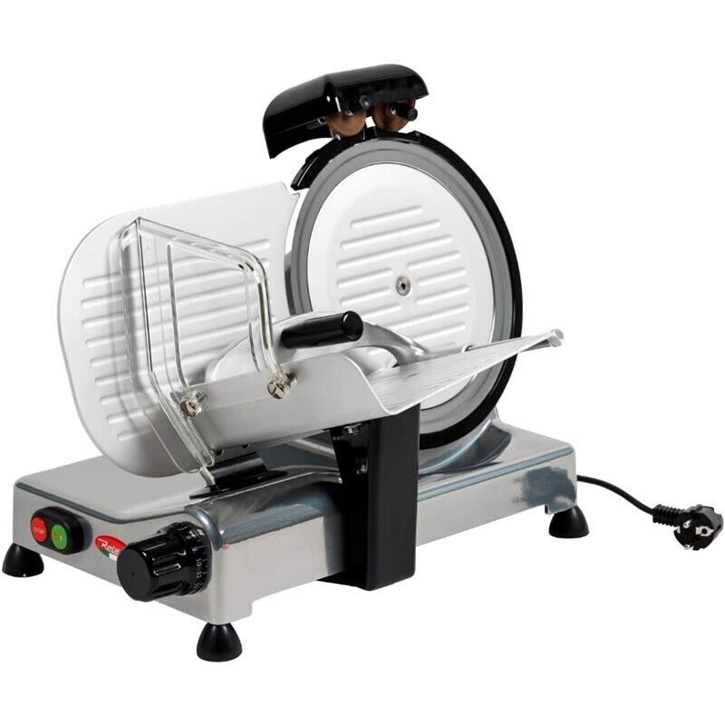 REBER AFFETTATRICE PROFESSIONALE ELETTRICA CON LAMA IN ACCIAIO DA 25CM