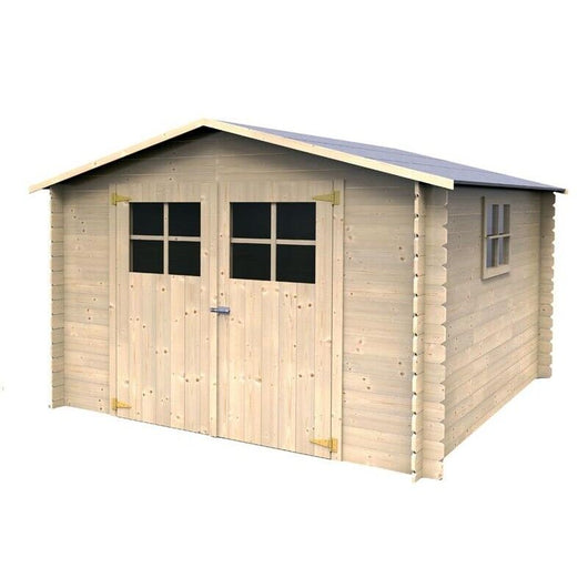 GARDEN WOODEN COTTAGE A DOGHE IN LEGNO MASSELLO MONTE BIANCO 269 X 269 X H 172