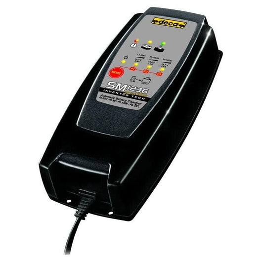 DECA CARICABATTERIE AUTO PORTATILE PER BATTERIE MULTIFUNZIONE 12 V