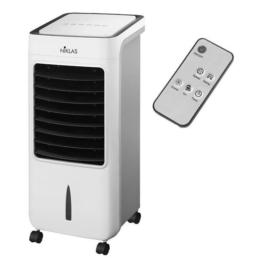 NIKLAS VENTILATORE RAFFRESCATORE CON NEBULIZZATORE E TELECOMANDO