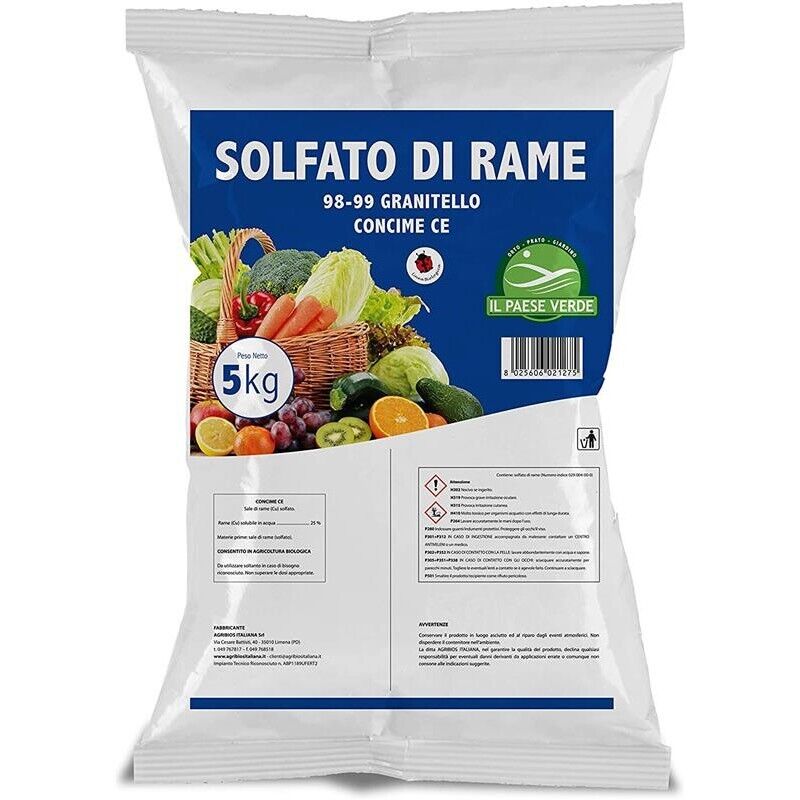 CONCIME SOLFATO DI RAME 5 KG