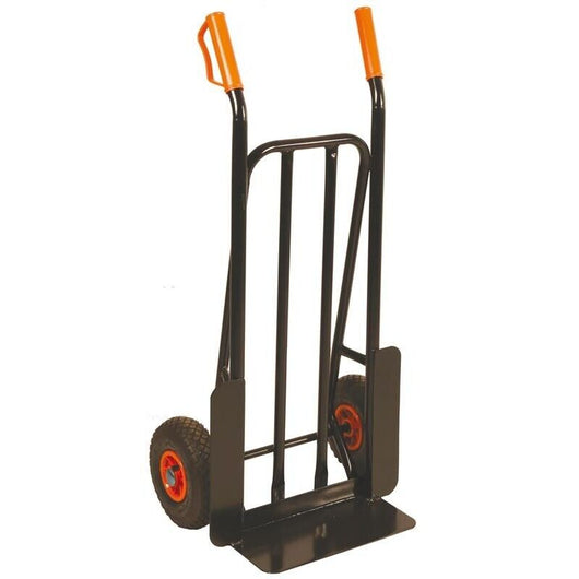 CARRELLO PORTAPACCHI BRAVETTA PER TRASPORTO ACCIAIO CON RUOTE PNEUMATICHE 200 KG