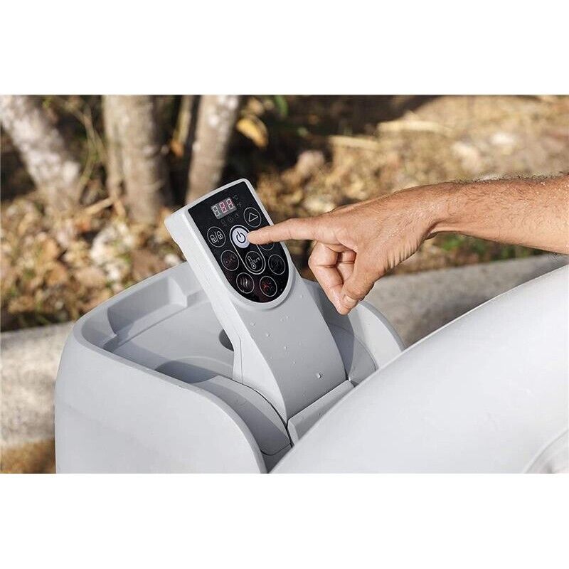 BESTWAY 60037 MINIPISCINA IDROMASSAGGIO GONFIABILE LAY-Z-SPA SANTA LUCIA AIRJET 170 X 66 CM