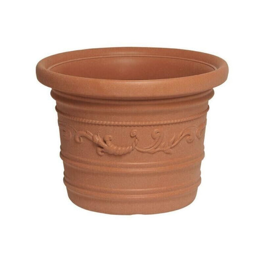 PRESTIGE VASO TONDO IN RESINA 60 X 30 CM FINITURA IMPRUNETA