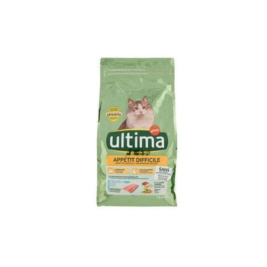 ULTIMA CAT CROCCANTINI APPETITO DIFFICILE FORMATO 1,5 KG TROTA, RISO E LEGUMI