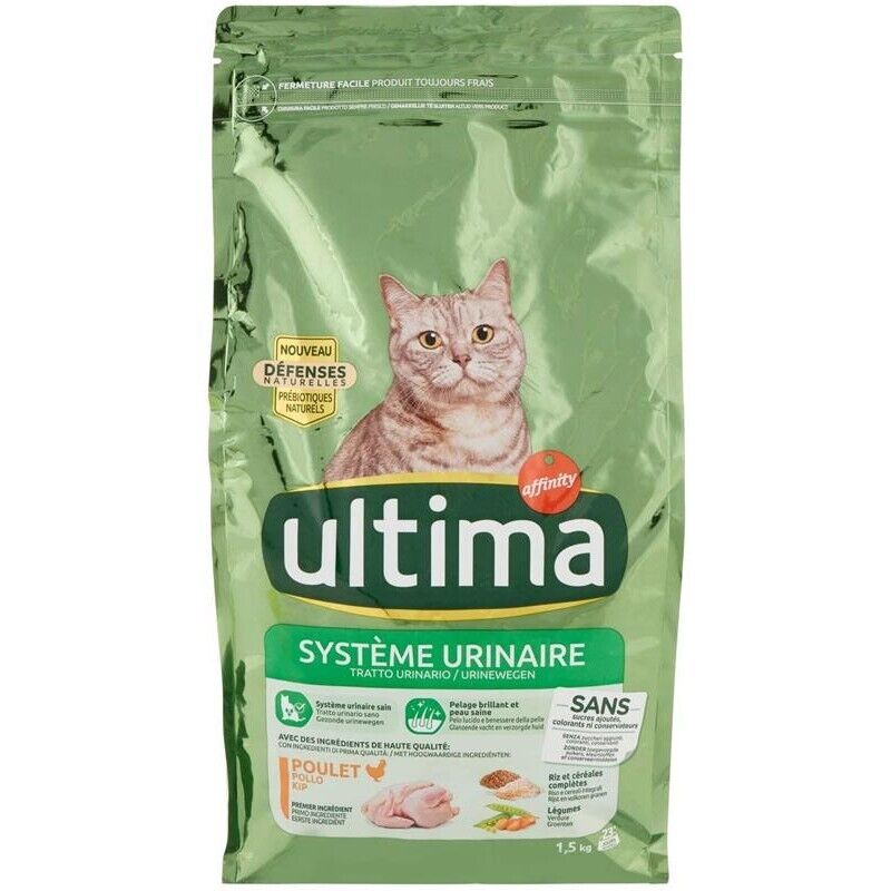 ULTIMA CAT CROCCANTINI URINARY TRACT IN FORMATO DA 1,5 KG