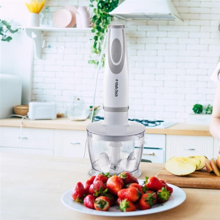 HIGH-TECH FRULLATORE A IMMERSIONE 3 IN 1 400 W A 2 VELOCITÀ CON ACCESSORI