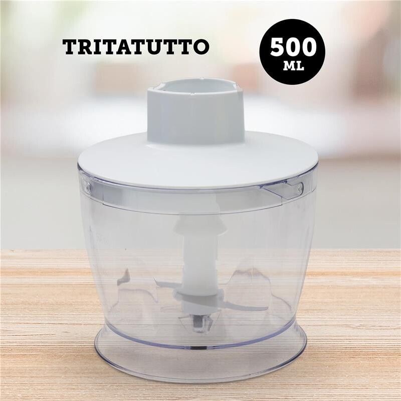 HIGH-TECH FRULLATORE A IMMERSIONE 3 IN 1 400 W A 2 VELOCITÀ CON ACCESSORI