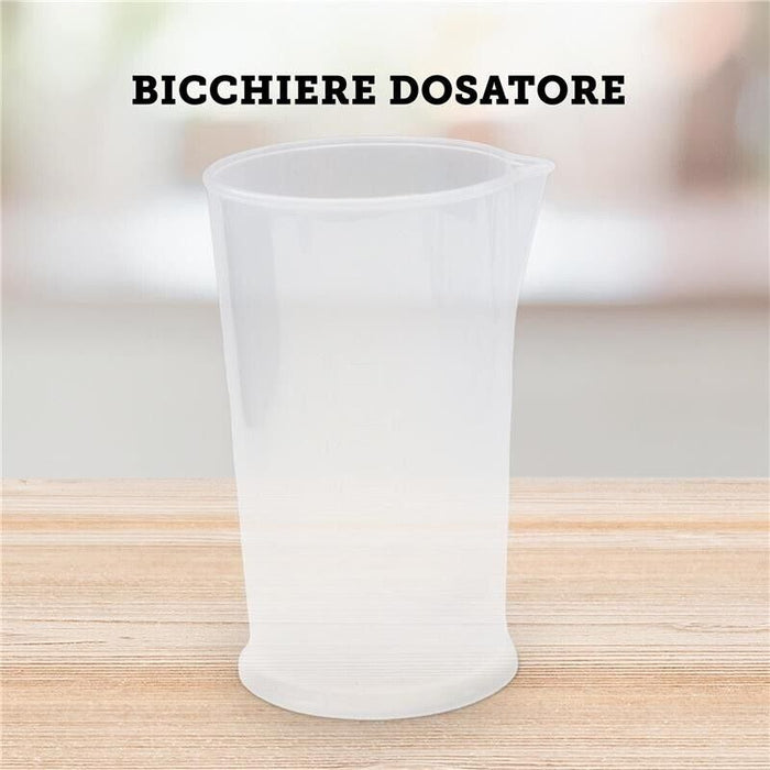 HIGH-TECH FRULLATORE A IMMERSIONE 3 IN 1 400 W A 2 VELOCITÀ CON ACCESSORI