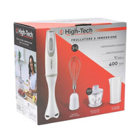 HIGH-TECH FRULLATORE A IMMERSIONE 3 IN 1 400 W A 2 VELOCITÀ CON ACCESSORI