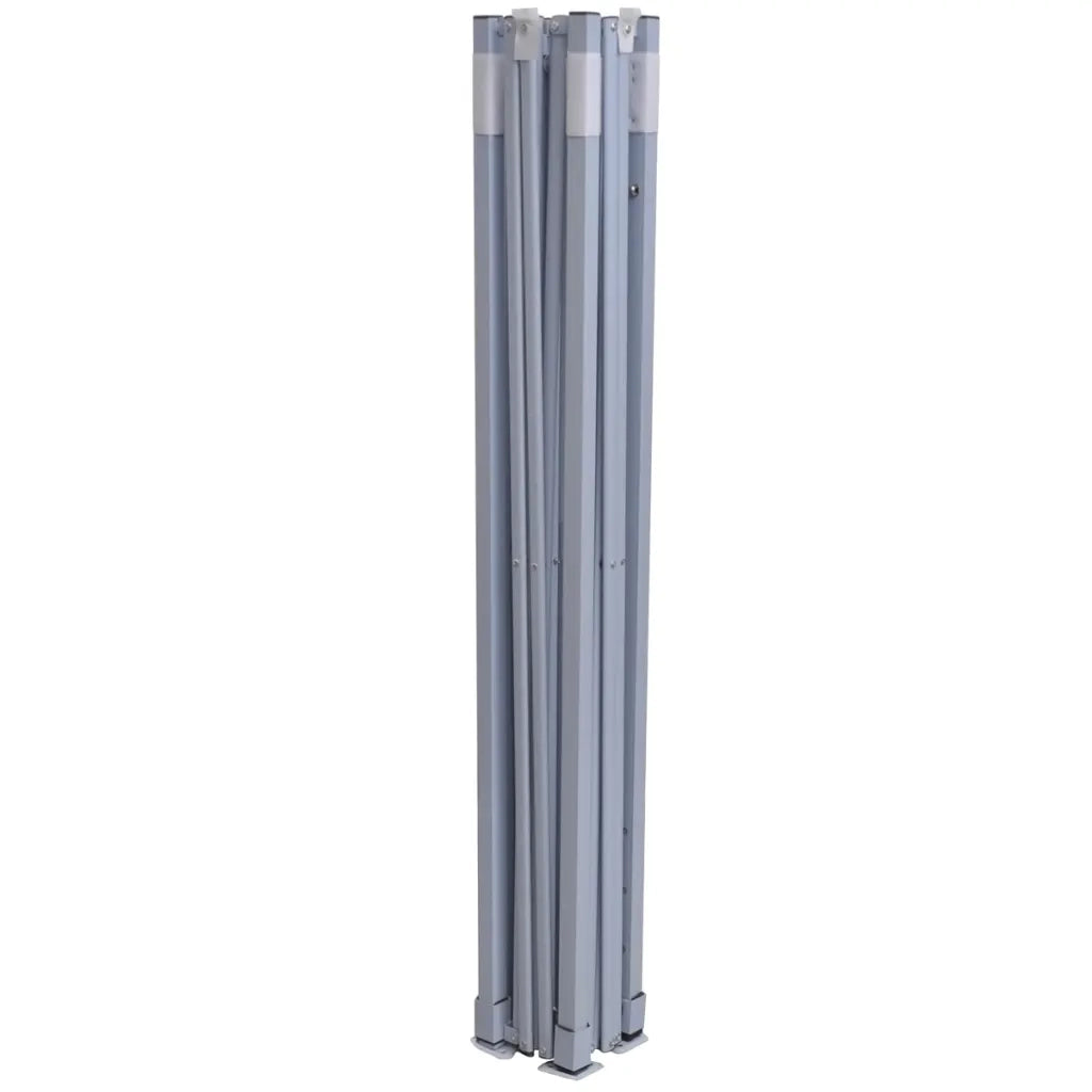 Gazebo | Pergolato Professionale Pieghevole 3x3m Acciaio Bianco