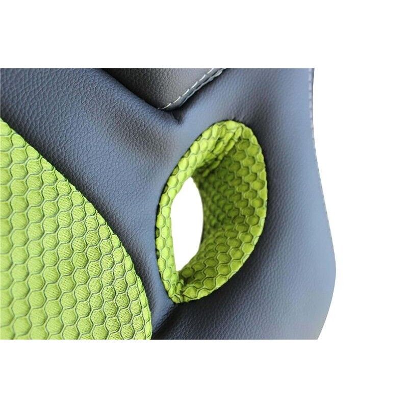 POLTRONA DA GAMING UNCHARTED VERDE E NERA