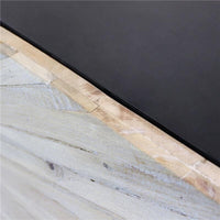 MOBILE SPENCER IN LEGNO DI MANGO E STRUTTURA IN FERRO 150 X 40 X H85 CM