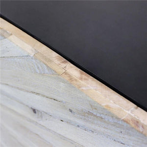 MOBILE SPENCER IN LEGNO DI MANGO E STRUTTURA IN FERRO 150 X 40 X H85 CM