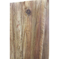 MOBILE ELVIN IN LEGNO DI PINO RICICLATO CON 2 RIPIANI E VETRINA AD ANTE