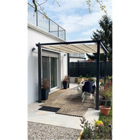 GAZEBO ASTORIA  ANTRACITE CON TELO BEIGE 3X4 MT