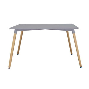 TAVOLO LIONE IN MDF E ABS 120 X 80 X H75 CM IN COLORE GRIGIO