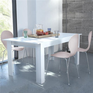 TAVOLO GEMMA ALLUNGABILE 160/200 X 90 X H75 CM BIANCO