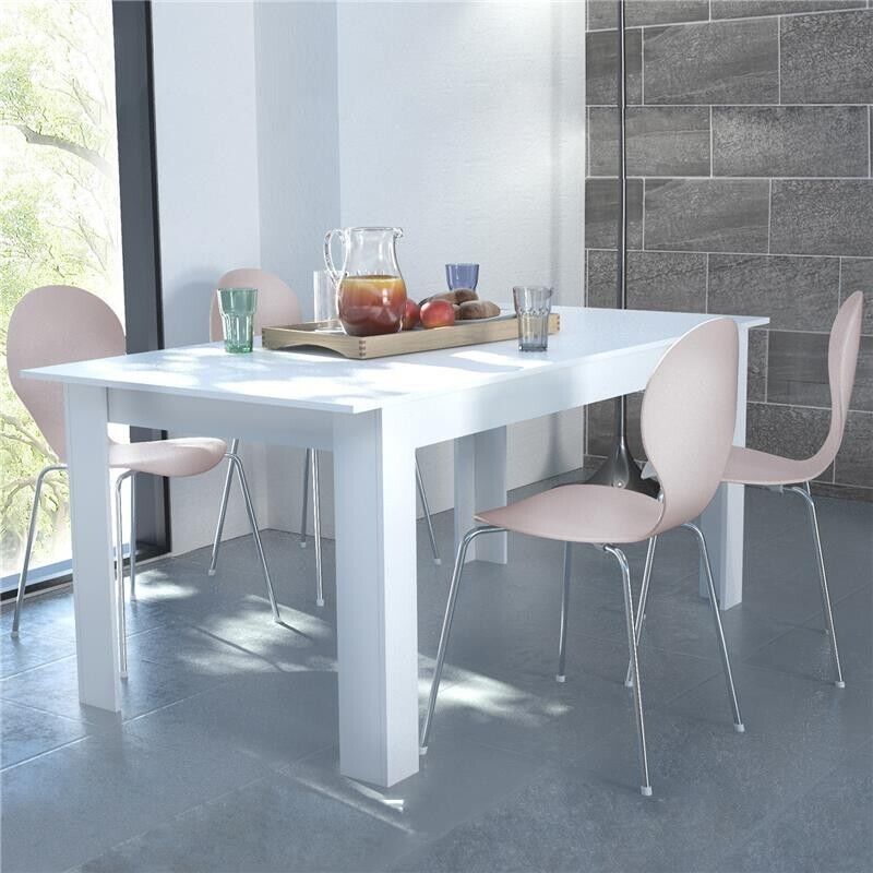 TAVOLO GEMMA ALLUNGABILE 160/200 X 90 X H75 CM BIANCO